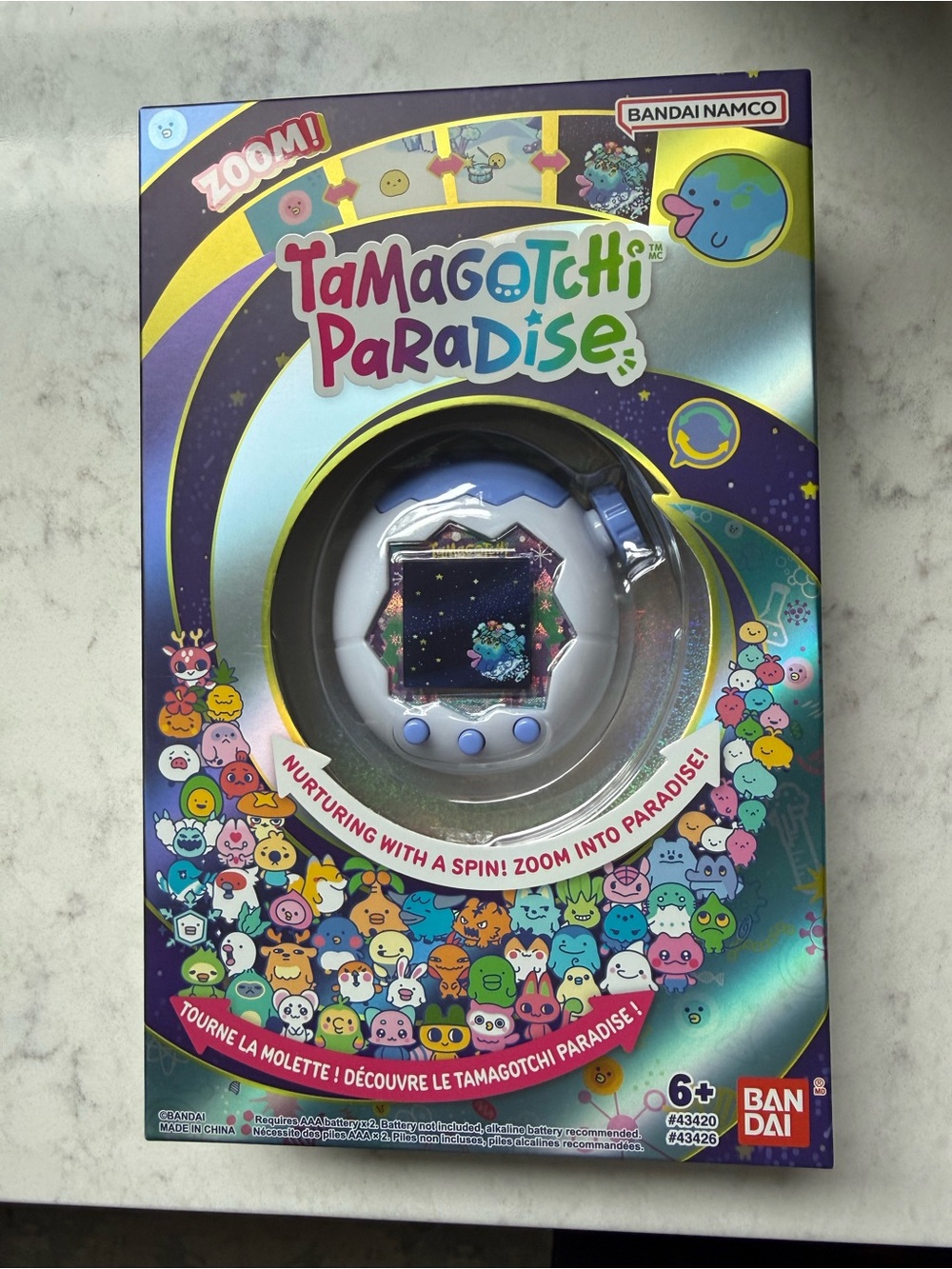 Tamagotchi Paradise White Glacier Virtual Pet character digital hot toy NEW